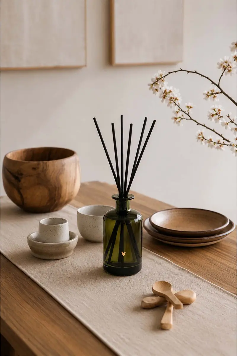Zusss Reed Diffuser Happy Home 500ml - Dark Green - afbeelding 3 van 5