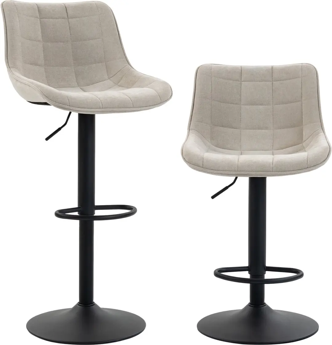 ECTEATOY® Set van 2 Barstoelen