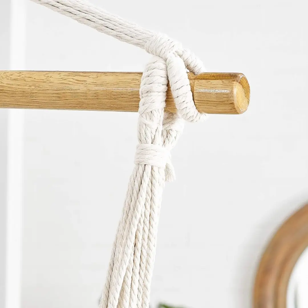 Songmics Hangstoel Beige