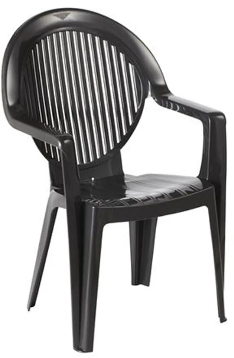 Grosfillex Fidji diningstoel antraciet
