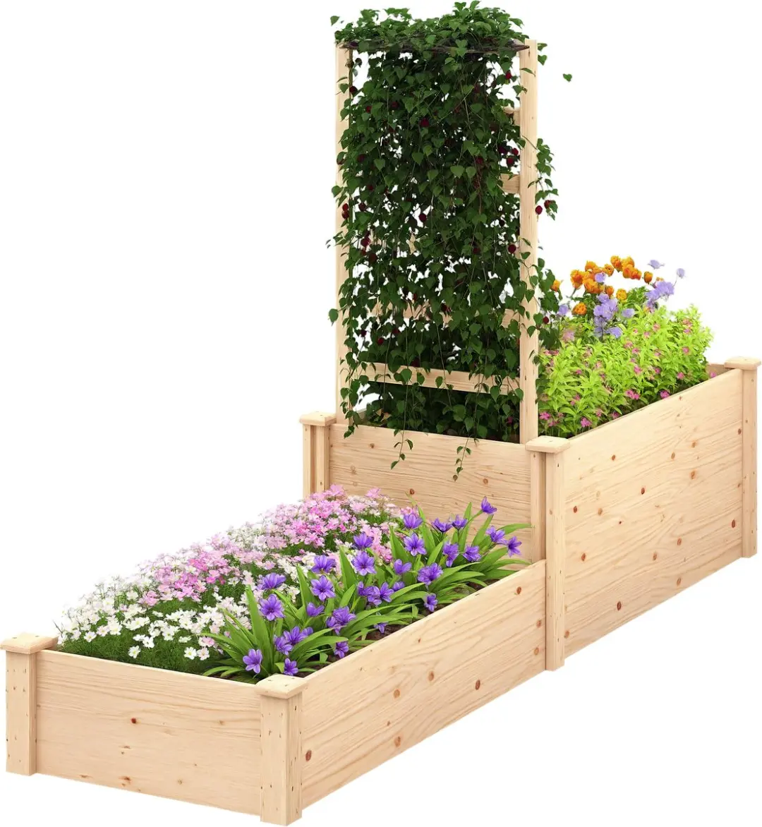 Outsunny Multifunctioneel Tuinbed