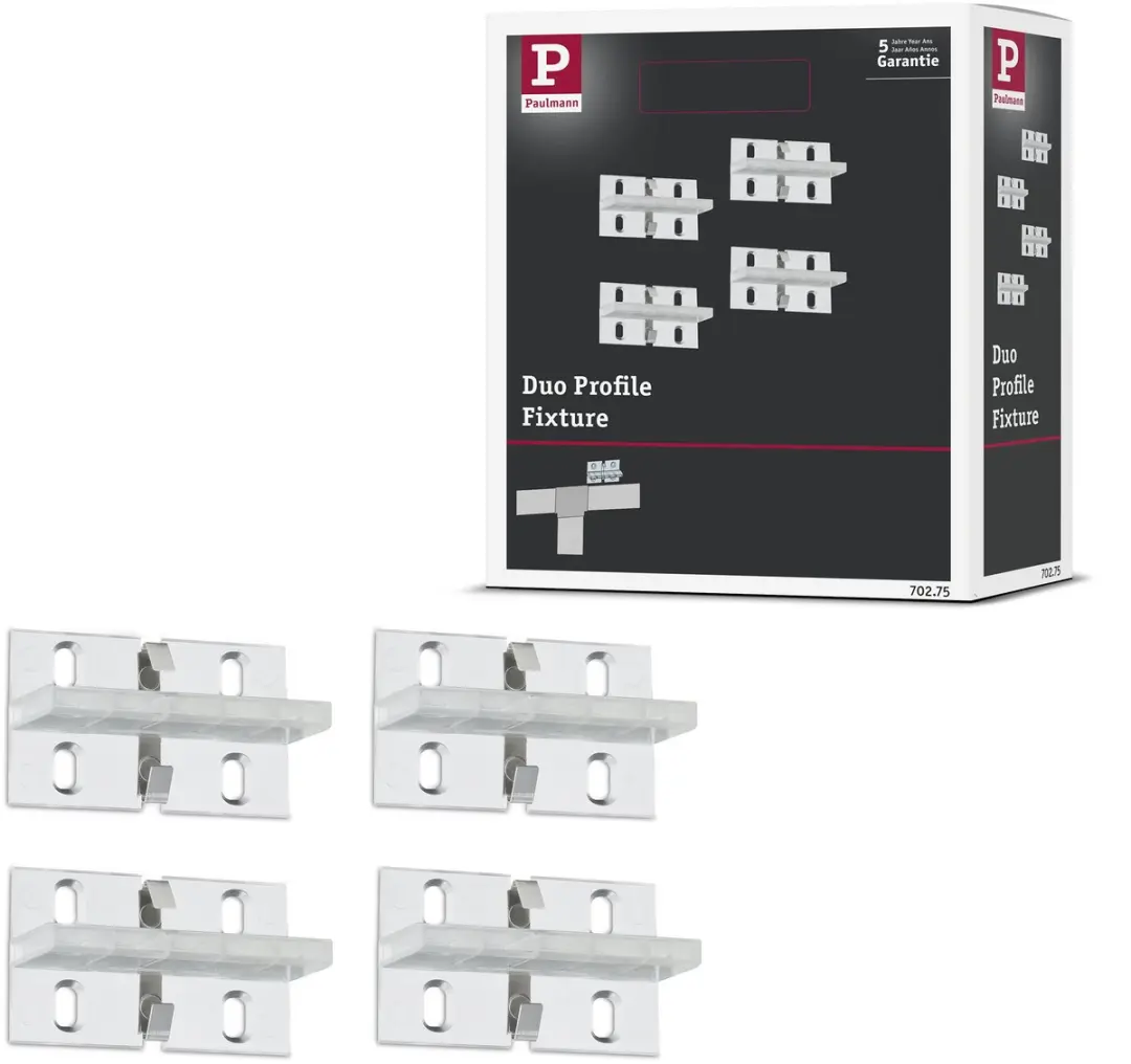 Paulmann Duo Profil LED Strip Montage Set 4 Stuks