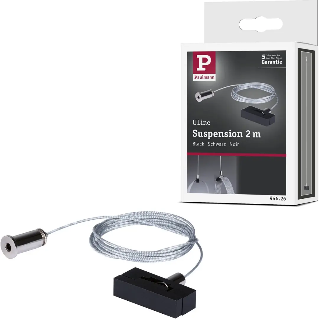 ULine Toebehoren Riemophanging 45x21 mm Zwart