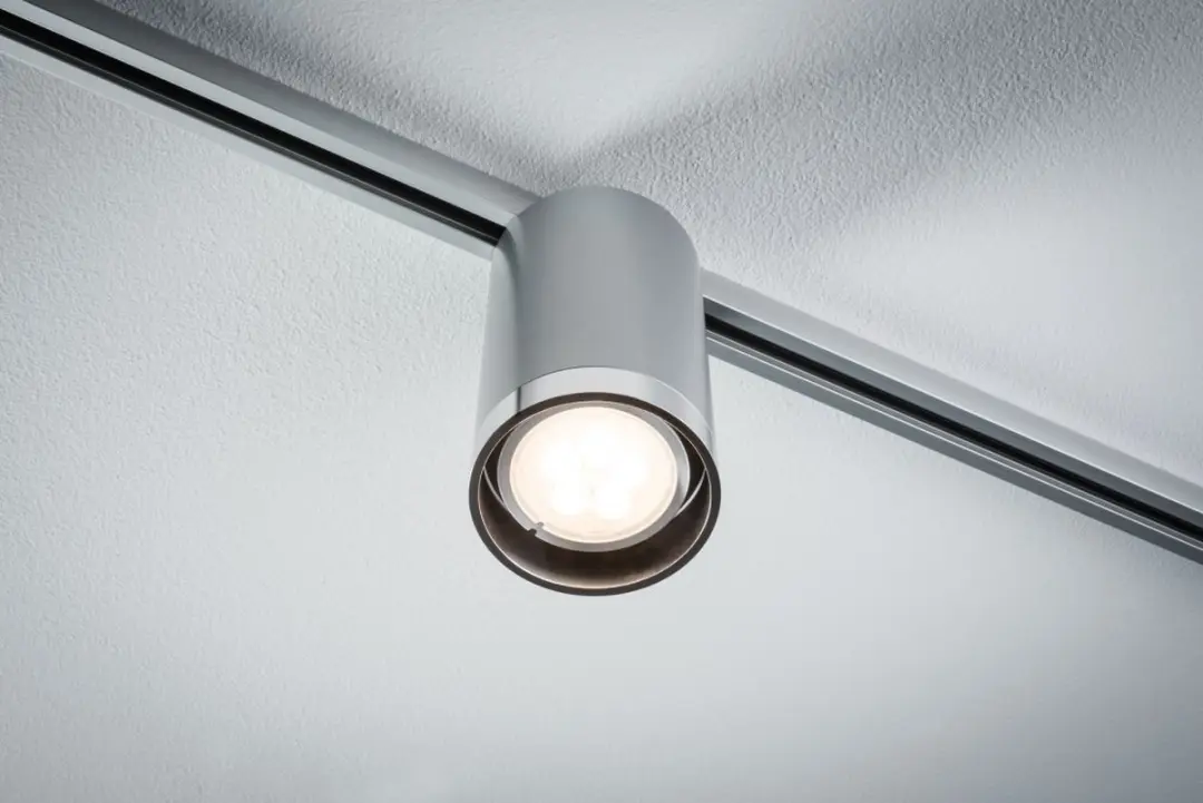 Paulmann URail Spot Tube Plafondspot GU10 - Chroom mat - afbeelding 5 van 6