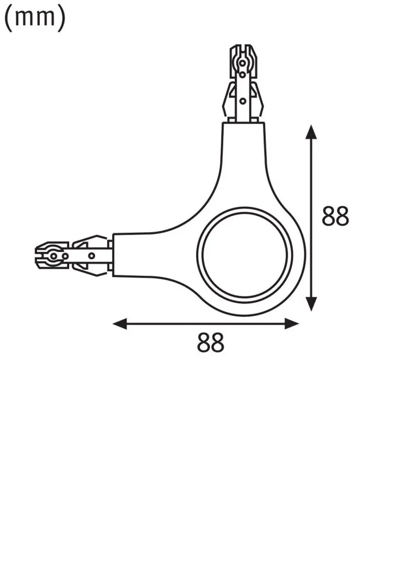 Paulmann 96997 L-connector LED - 5,3W - Zwart - afbeelding 6 van 6