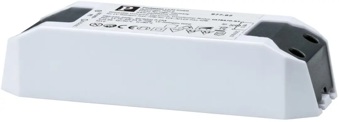 Paulmann Transformator Halogeen+LED 50VA 12V - Wit - afbeelding 2 van 6