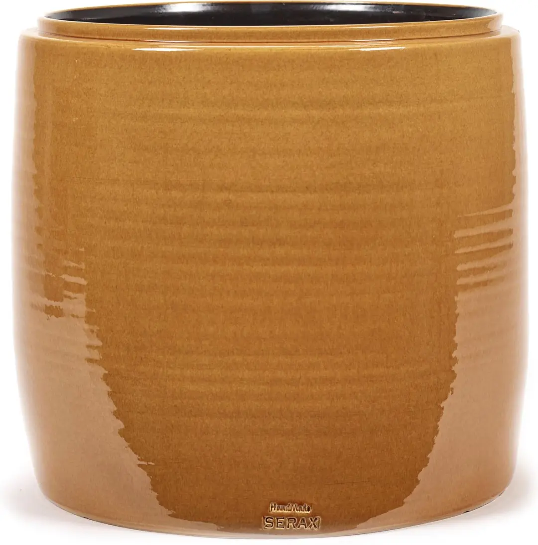 Serax - Glazed shades - Bloempot L - Bruin/Honing - 38 Ø