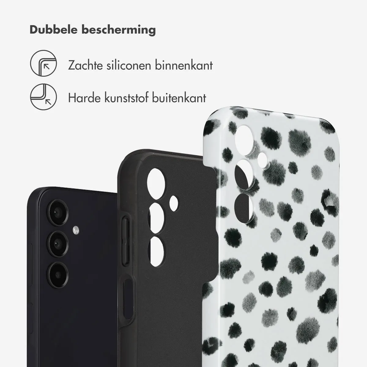 Selencia Hoesje Samsung Galaxy A15 Trendy Leopard