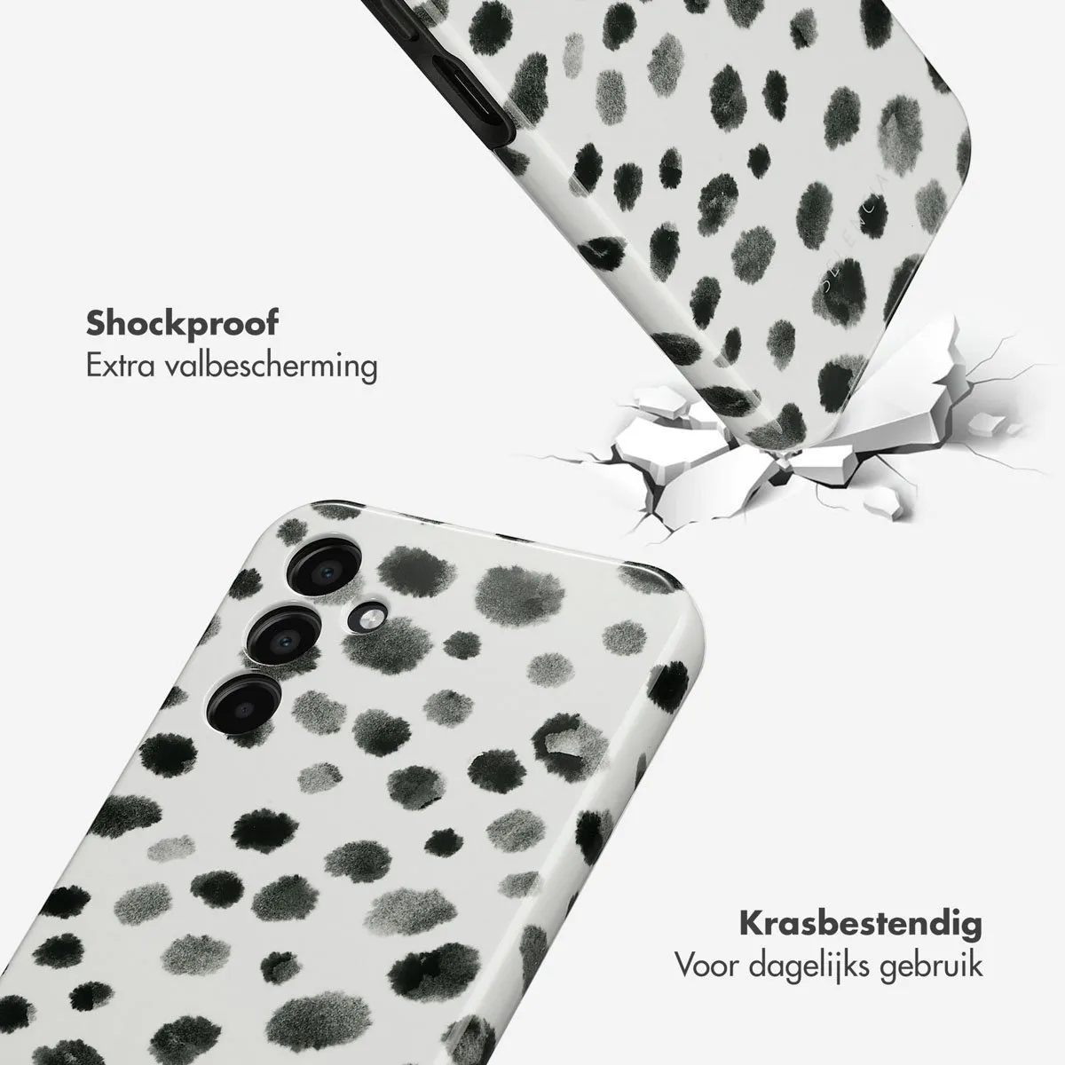 Selencia Hoesje Samsung Galaxy A15 Trendy Leopard