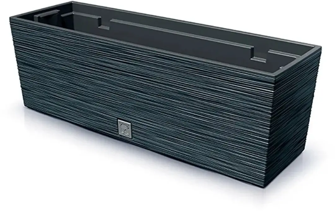 Prosperplast FURU CASE Box Bloempot 12L - Antraciet - afbeelding 5 van 6