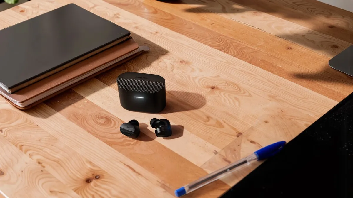 Philips TAT5000BK/00 Noise Canceling Oordopjes - 40 uur - Zwart - afbeelding 6 van 6