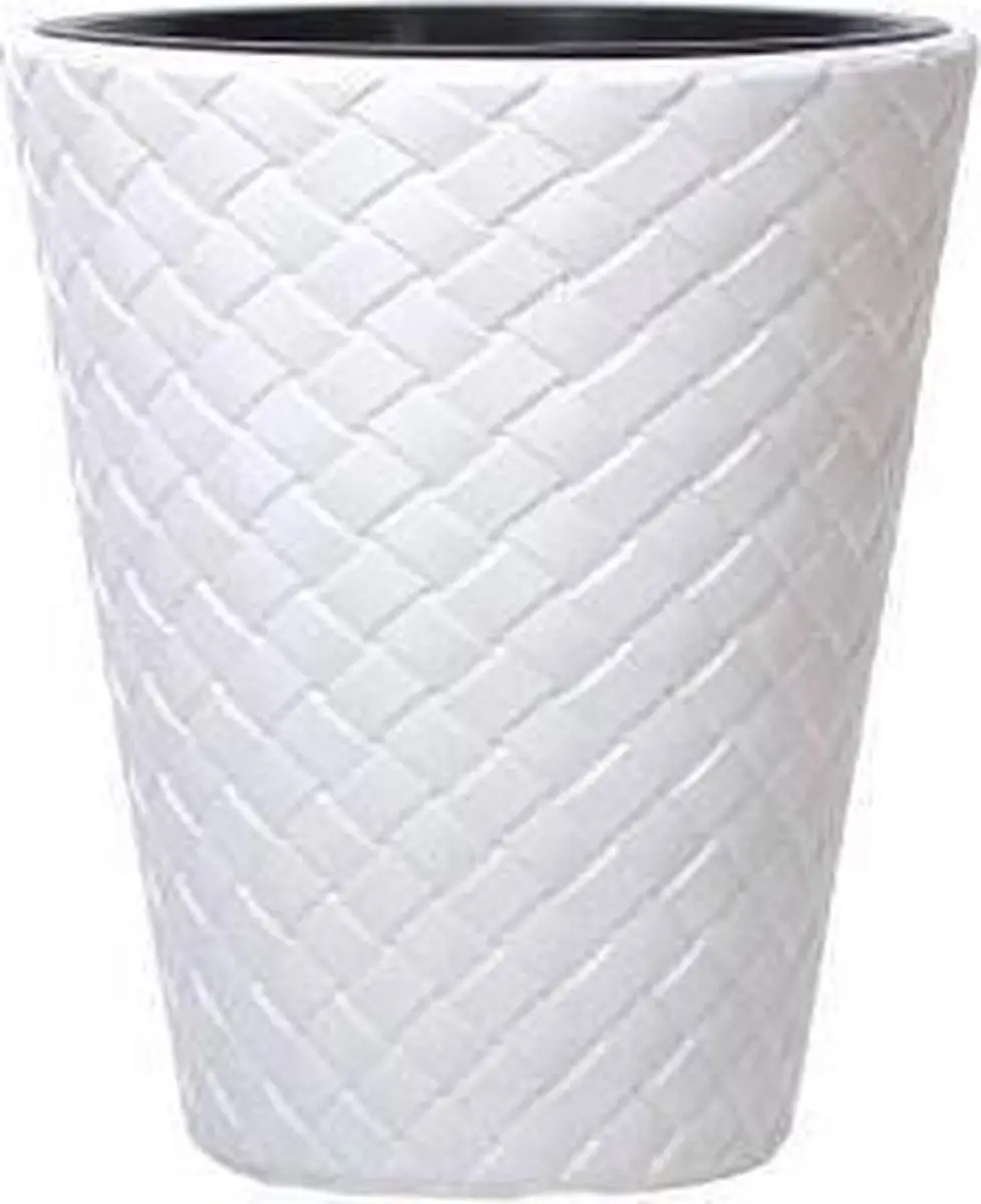 Bloempot Buiten Rond Matuba 40cm WIT Prosperplast