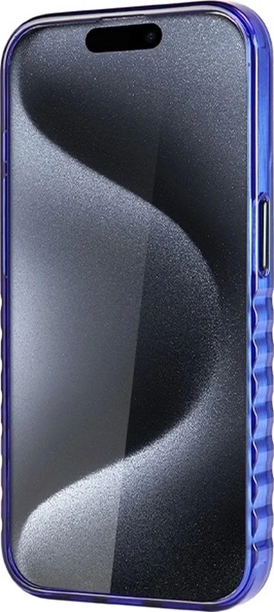 Audi IML Big Logo Hoesje - iPhone 15 Pro Blauw