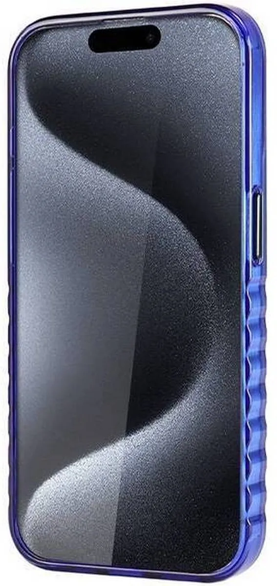 Audi IML Big Logo Hoesje - iPhone 15 Pro Blauw