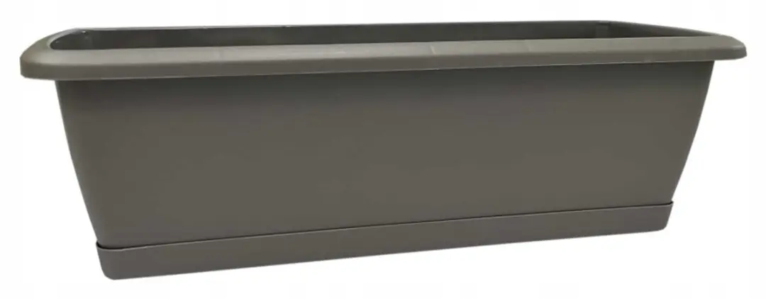 Prosperplast Respana Bloembak Grijs 39x18cm - afbeelding 3 van 3
