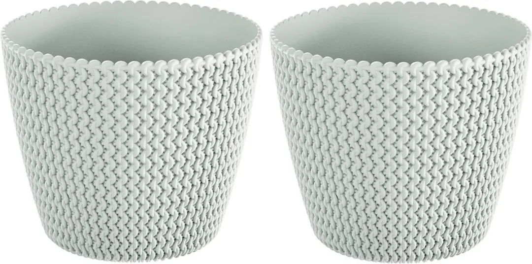 Prosperplast Splofy Bloempot 26cm - Ivoorwit - afbeelding 3 van 6