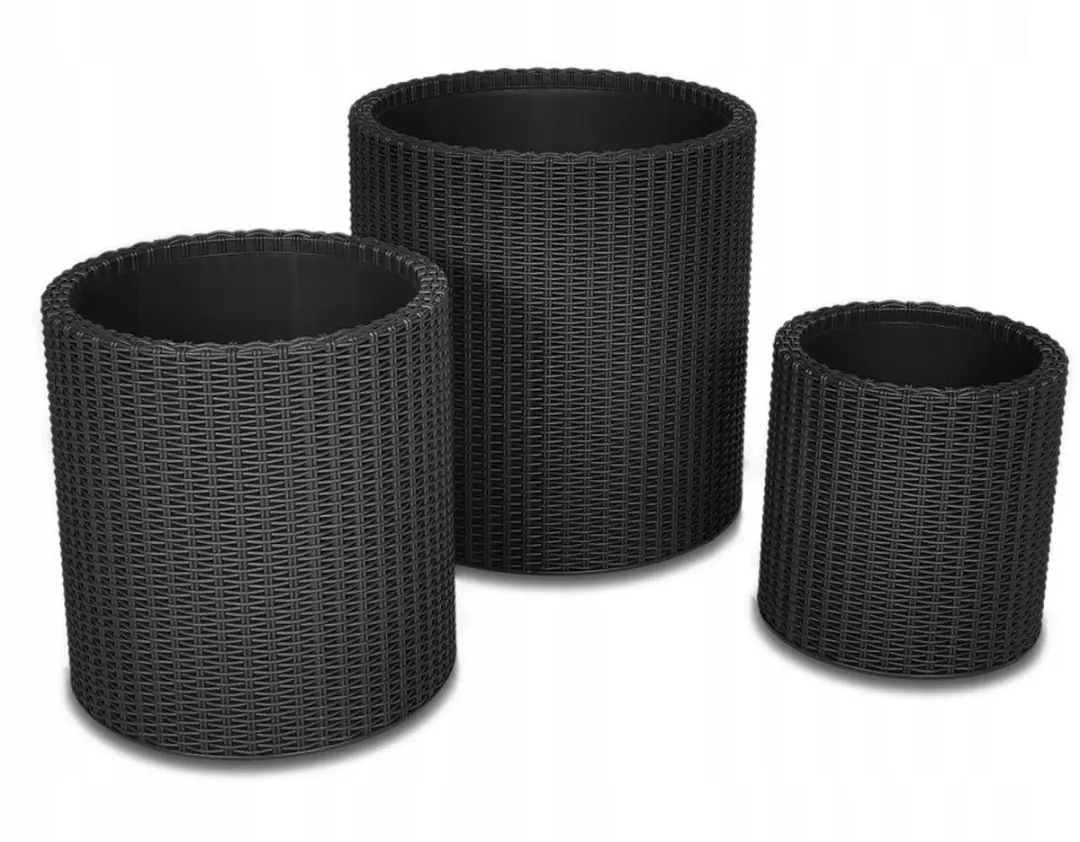 Keter Cylinder Planter Set 3 Stuks