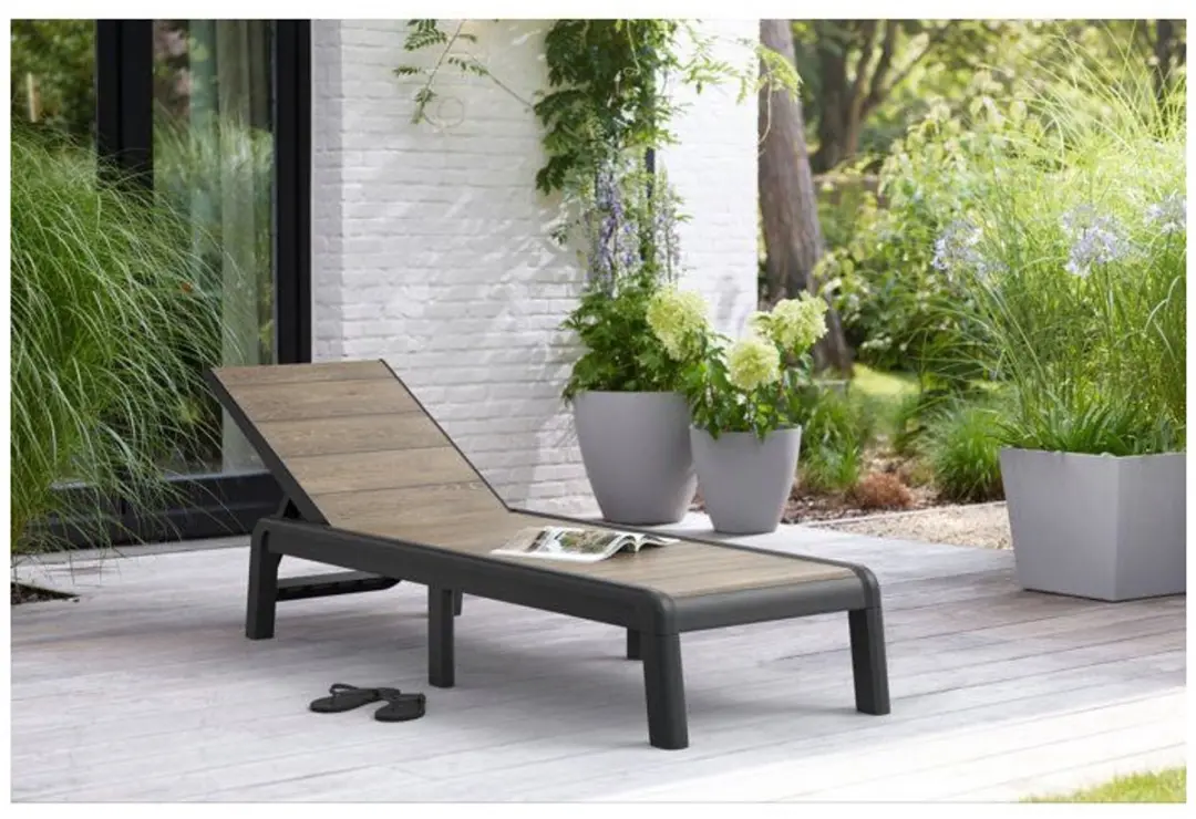 Keter Porto Ligbed - 58x187.5x29cm - Ashwood - afbeelding 4 van 5