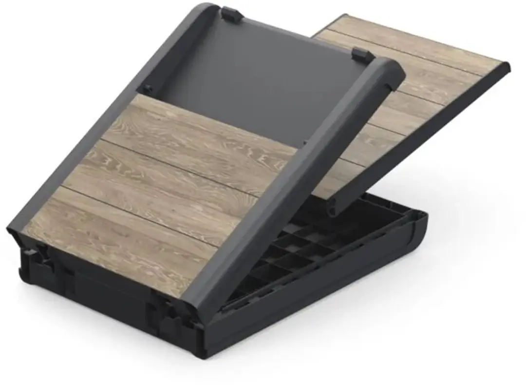 Keter Porto Ligbed - 58x187.5x29cm - Ashwood - afbeelding 2 van 5