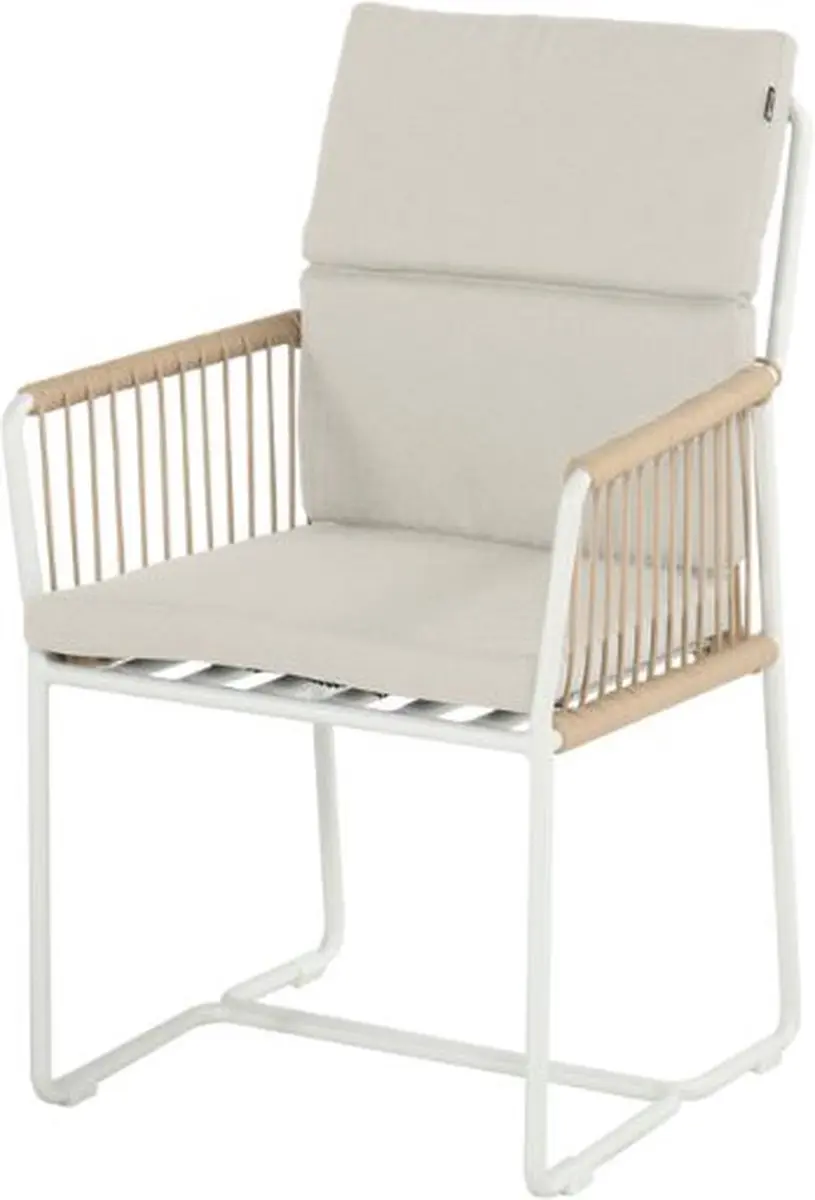 Hartman Modica Rope Tuinstoel - Wit - afbeelding 4 van 4