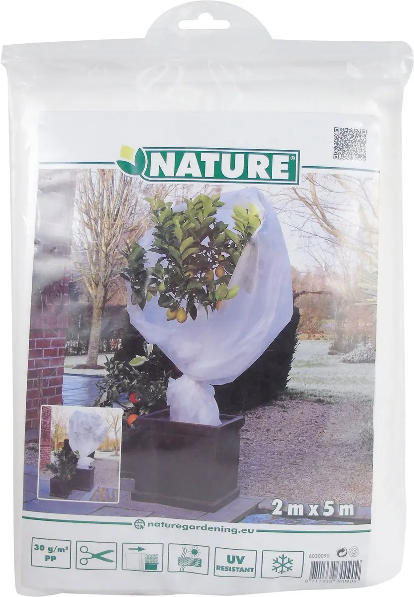 Nature Winterafdekvlies 2x5m Wit - afbeelding 4 van 6