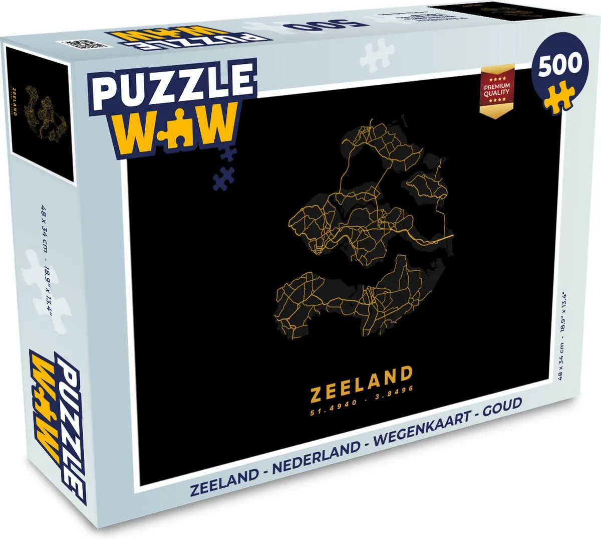 PuzzleWow Zeeland Legpuzzel 500 Stuks