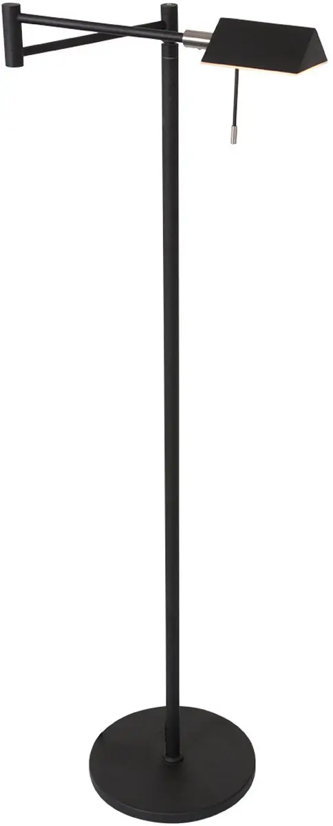 Steinhauer Retina LED Vloerlamp 10W - Zwart - afbeelding 2 van 6