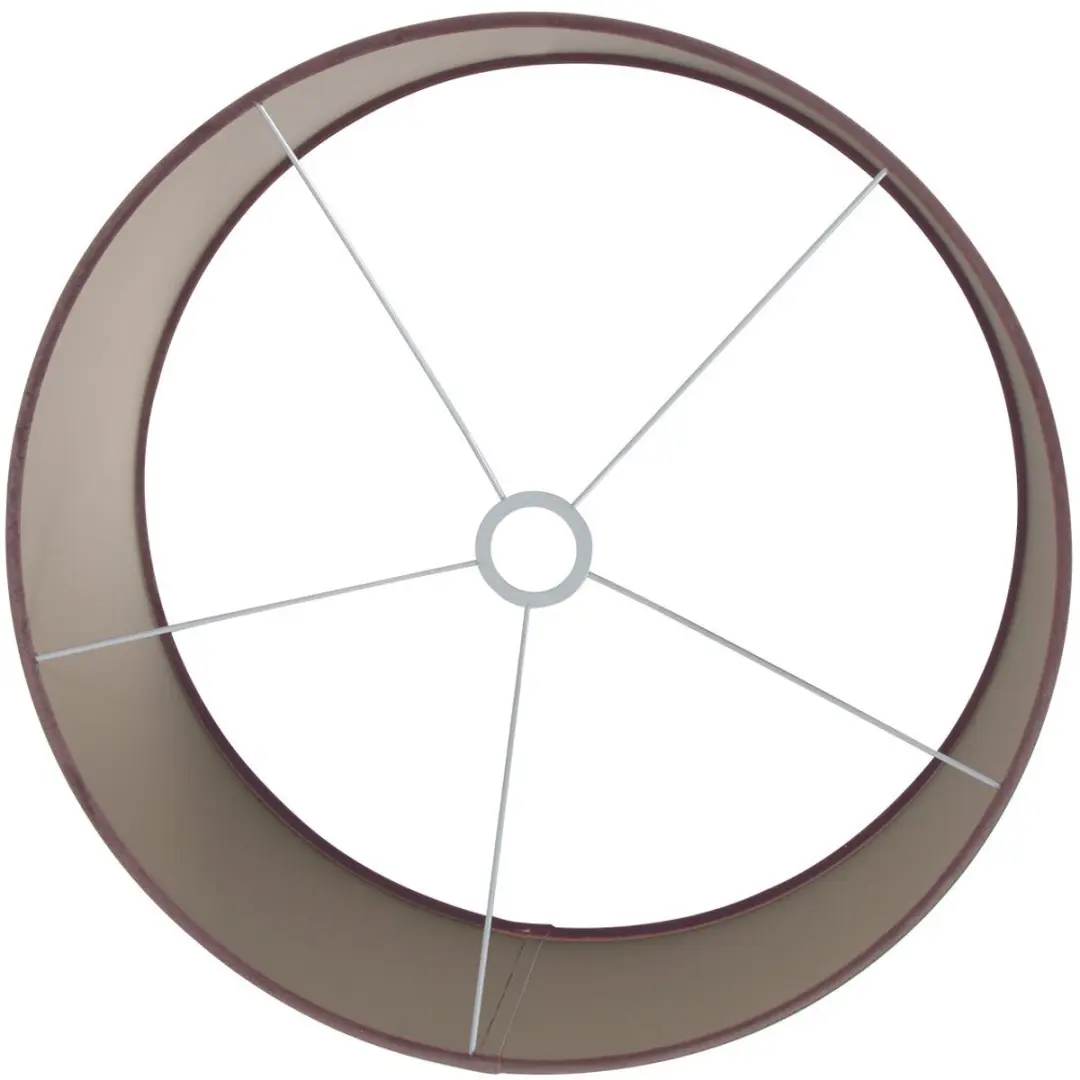 Steinhauer Grijs Velours Lampenkap ⌀50cm E27 - afbeelding 2 van 6