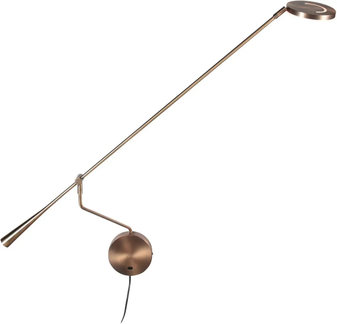 Soleil 2 4387BR Draaibare en Kantelbare Wandlamp in Brons van Steinhauer Exclusi