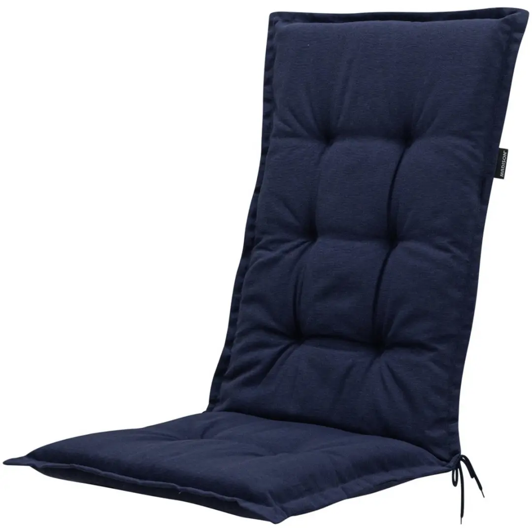 Tuinkussen Hoge Rug Panama Indigo (4 stuks) Madison