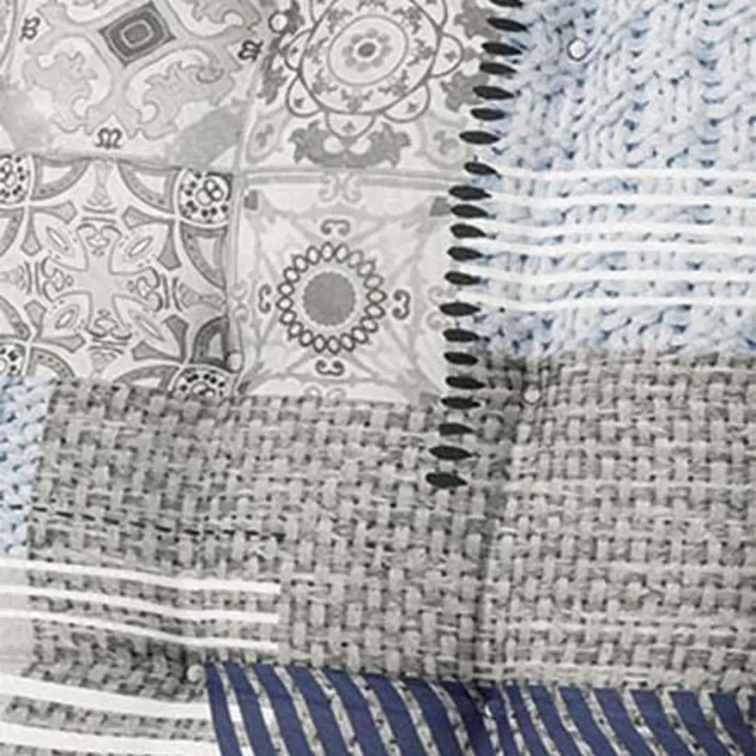 Madison Florance zitkussen 47x47 cm Kell blue