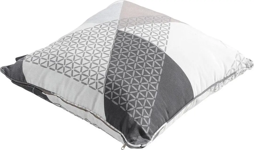 Madison - Sierkussen Triangle Grey - 50x50 - Groen