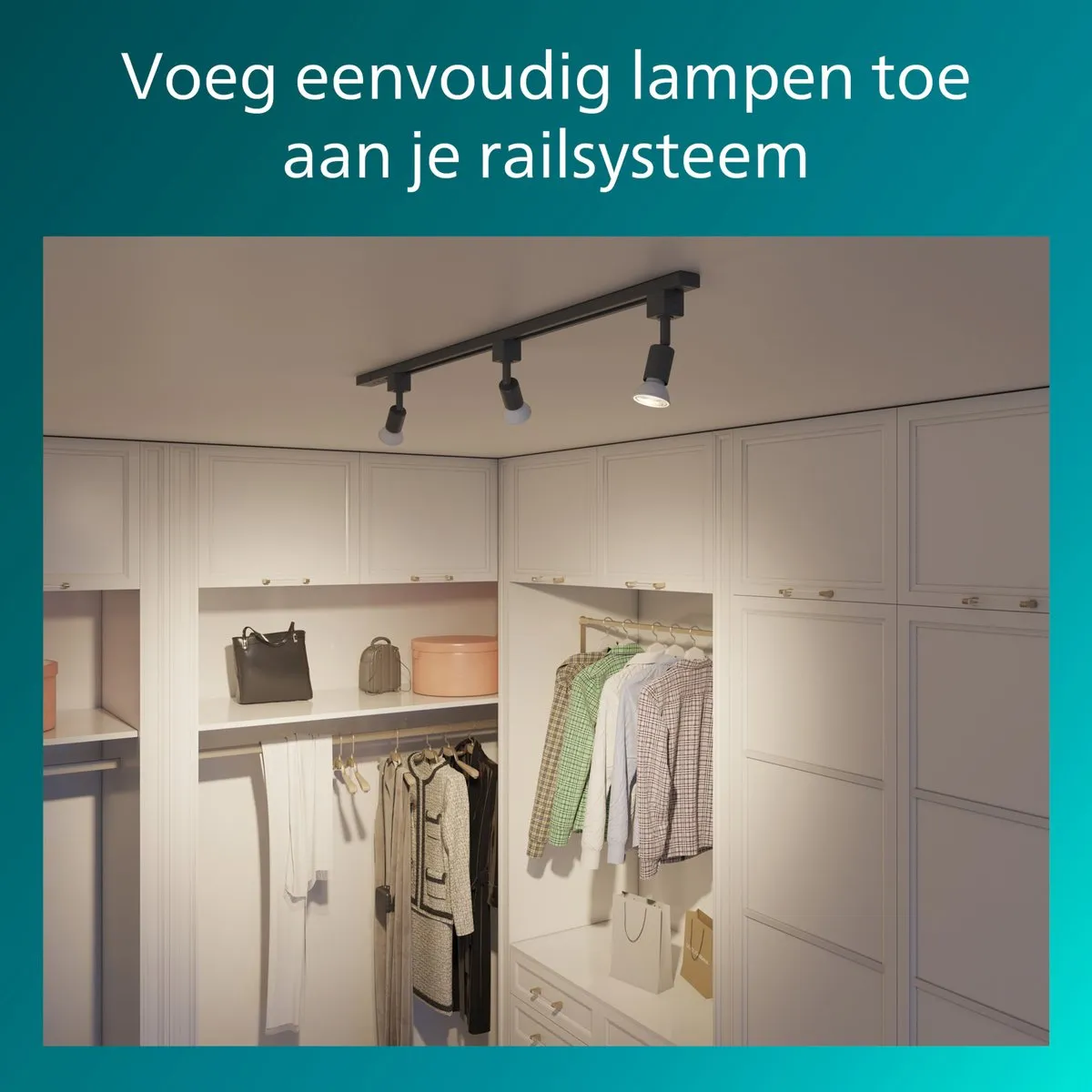 Philips EasyLink Tobia Spot GU10 5W - Zwart