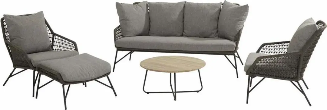 4 Seasons Outdoor Babilonia Voetenbank - Grijs - afbeelding 5 van 6