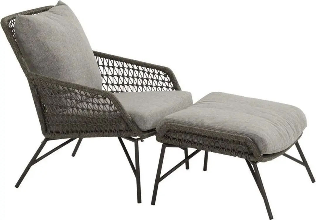 4 Seasons Outdoor Babilonia Voetenbank - Grijs - afbeelding 6 van 6
