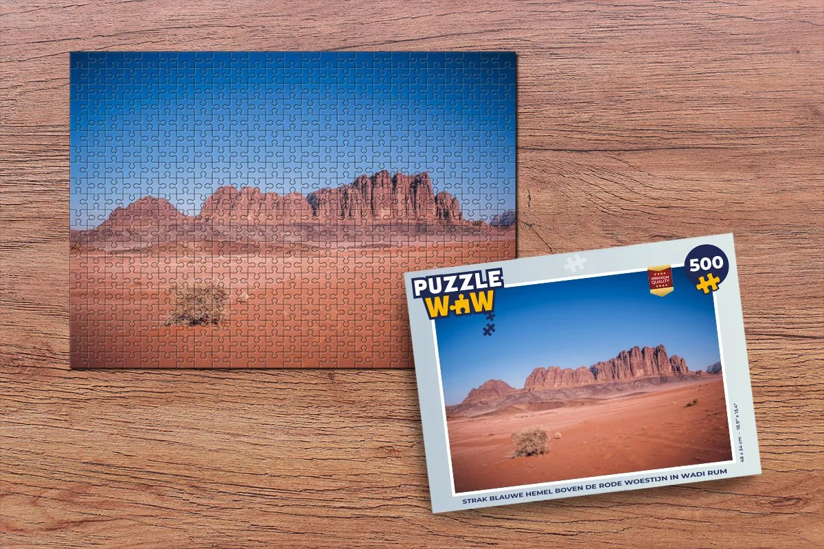 PuzzleWow Wadi Rum Legpuzzel 500 Stuks - Multicolor