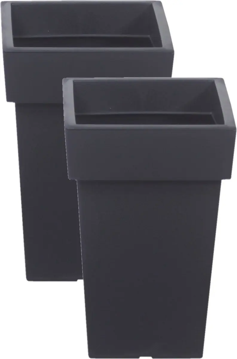 Prosperplast Kunststof plantenpot/bloempot Square