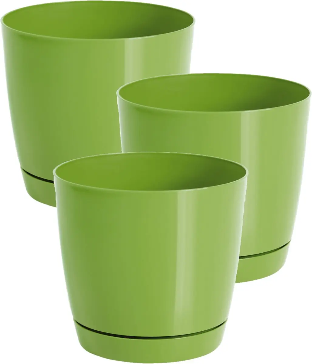Prosperplast Plantenpot/bloempot met opvangschaal