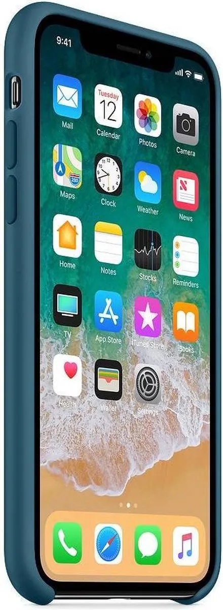 Apple Siliconen Back Cover iPhone X - Ijsblauw MR6G2ZM/A