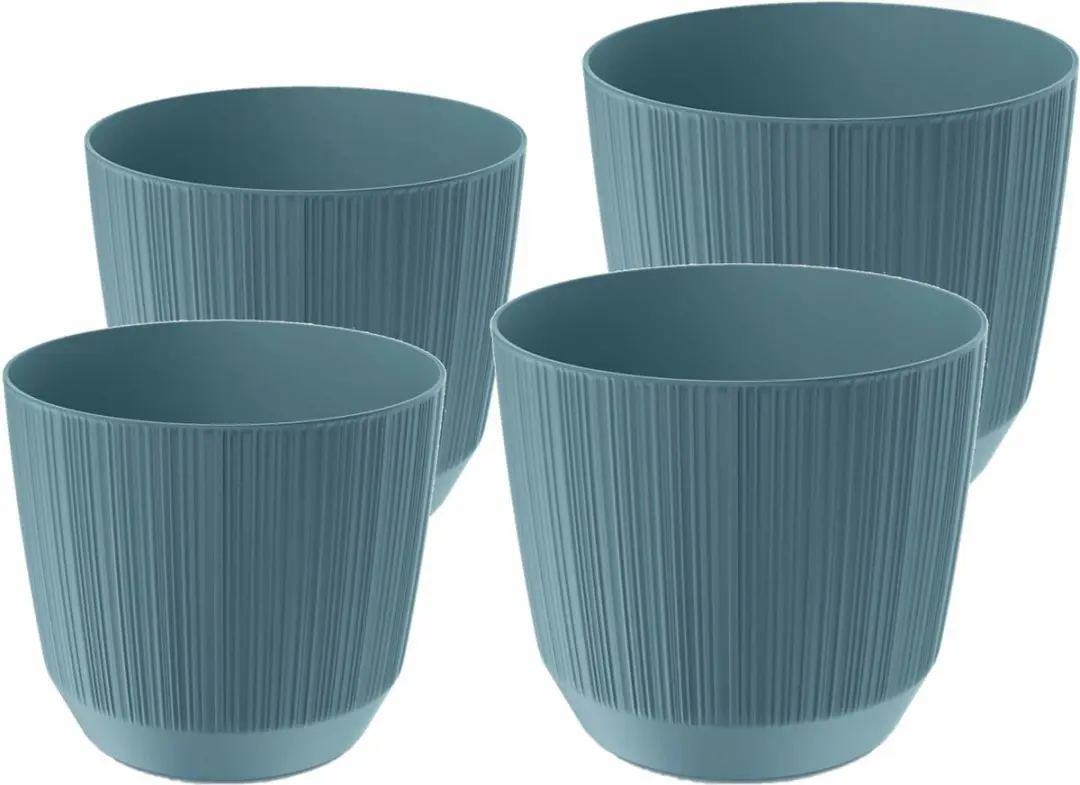 Prosperplast plantenpotten/bloempotten Carf Stripe