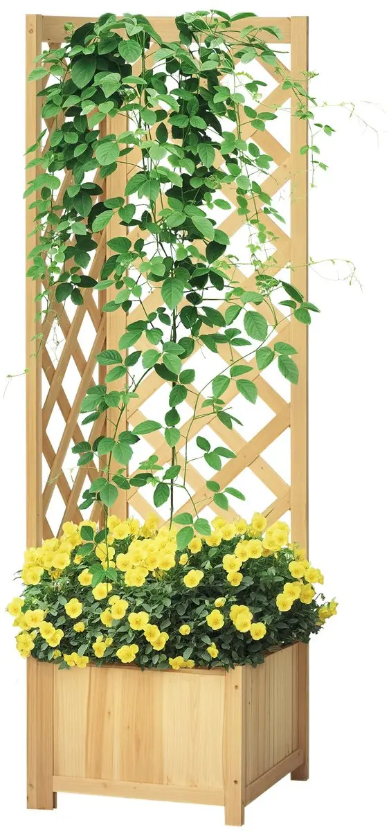 ECTEATOY® Plantenbak met Klimrek