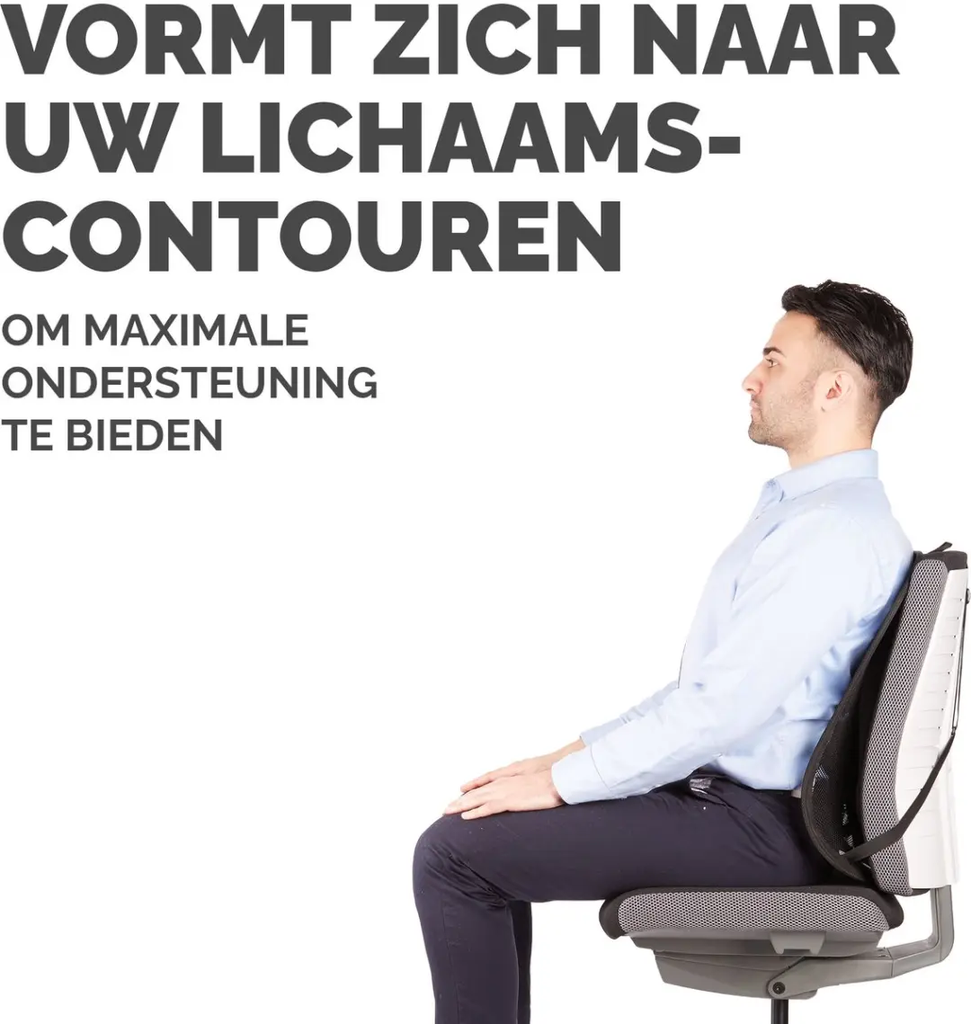 Fellowes Office Suites Rugsteun - Mesh Zwart - afbeelding 5 van 6