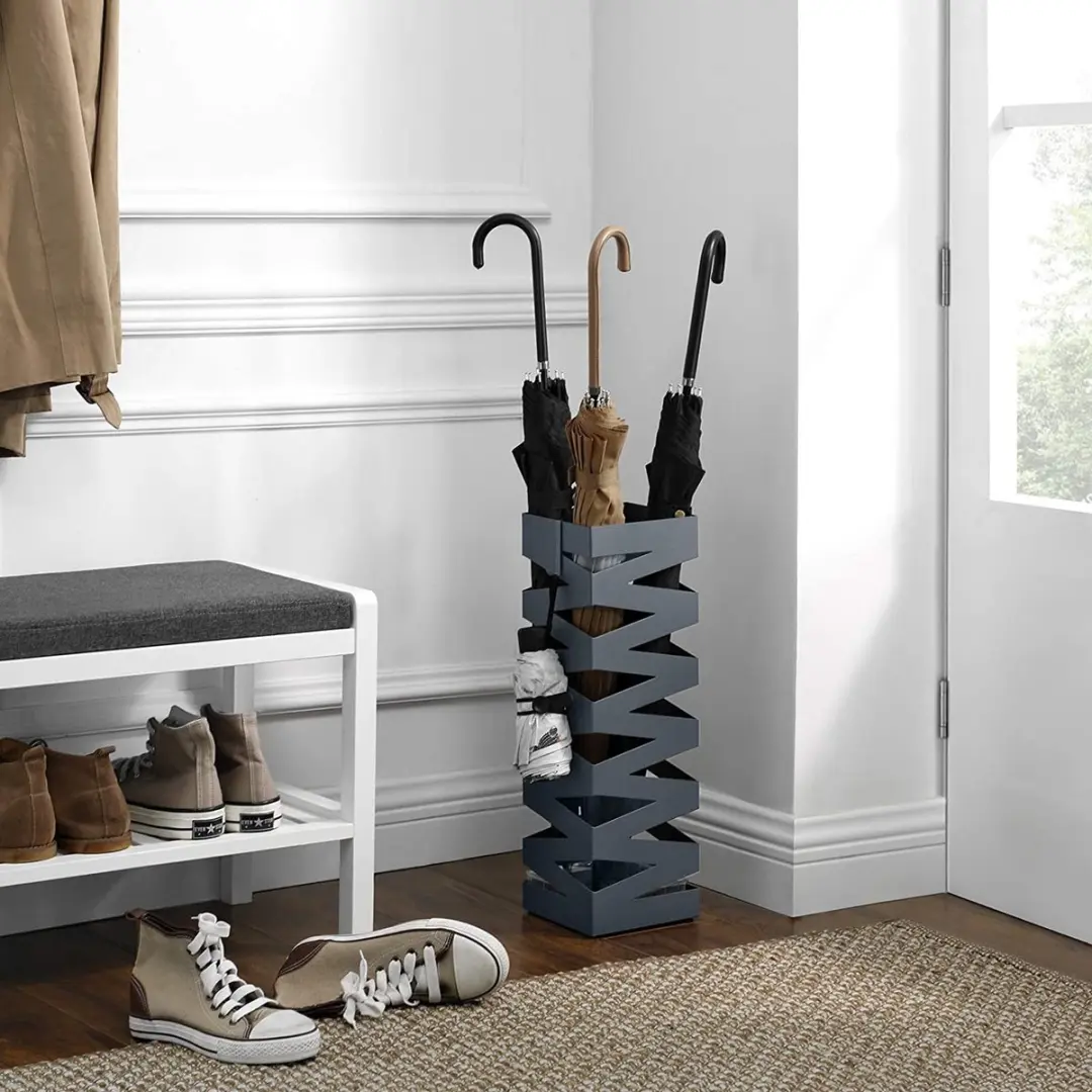 Songmics Paraplubak Antraciet 15,5x15,5x49cm - afbeelding 3 van 6