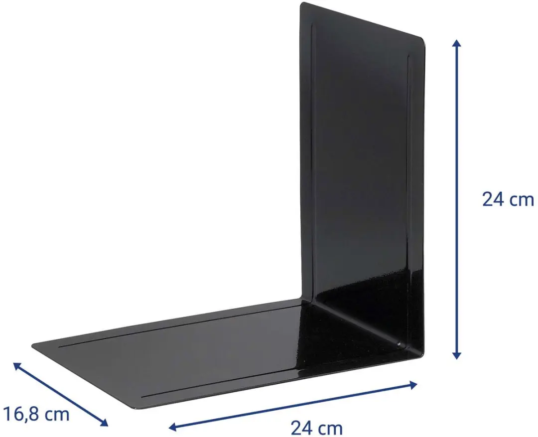 MAUL Boekensteunen Staal 24cm - 2 Stuks - afbeelding 3 van 6