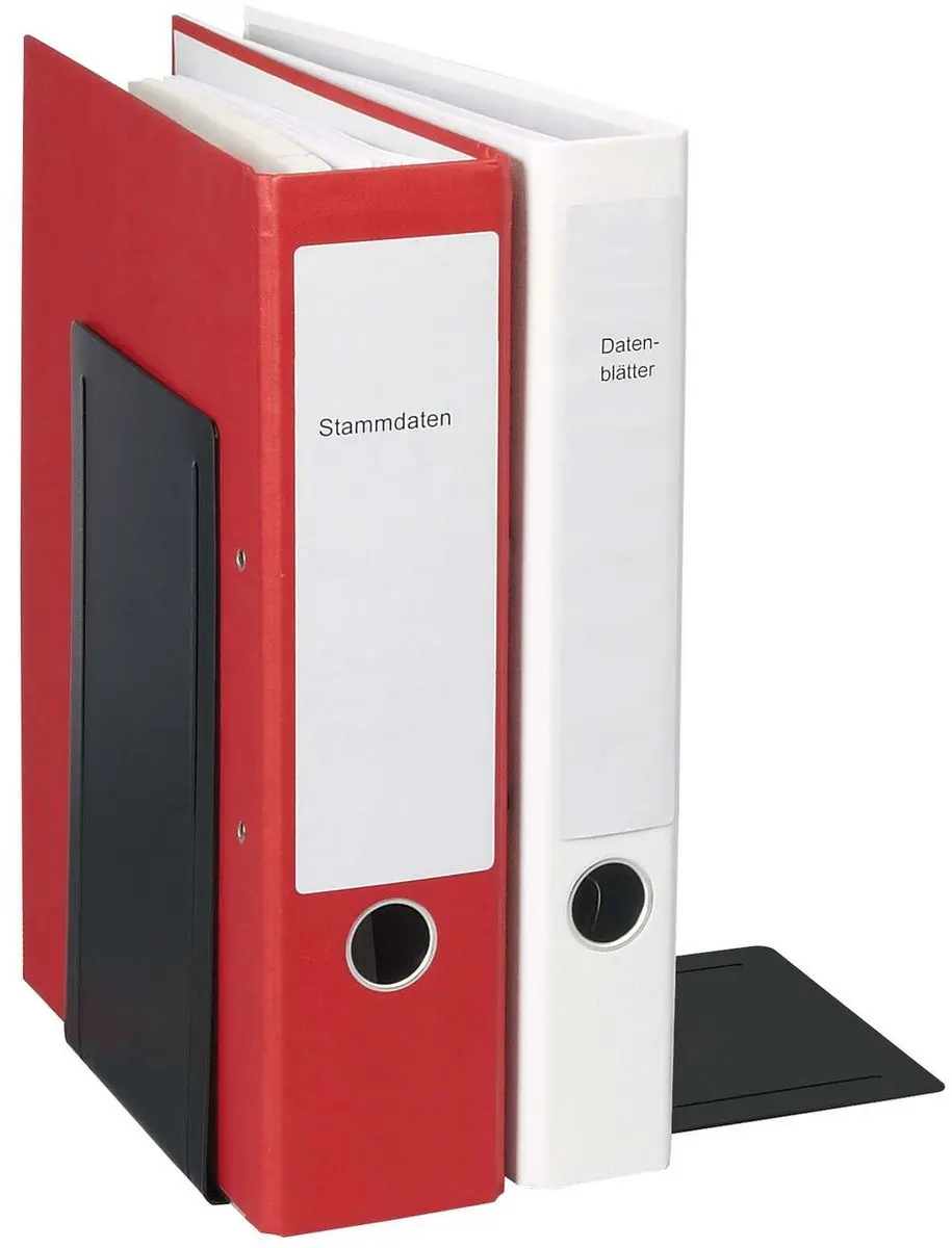 MAUL Boekensteunen Staal 24cm - 2 Stuks - afbeelding 6 van 6