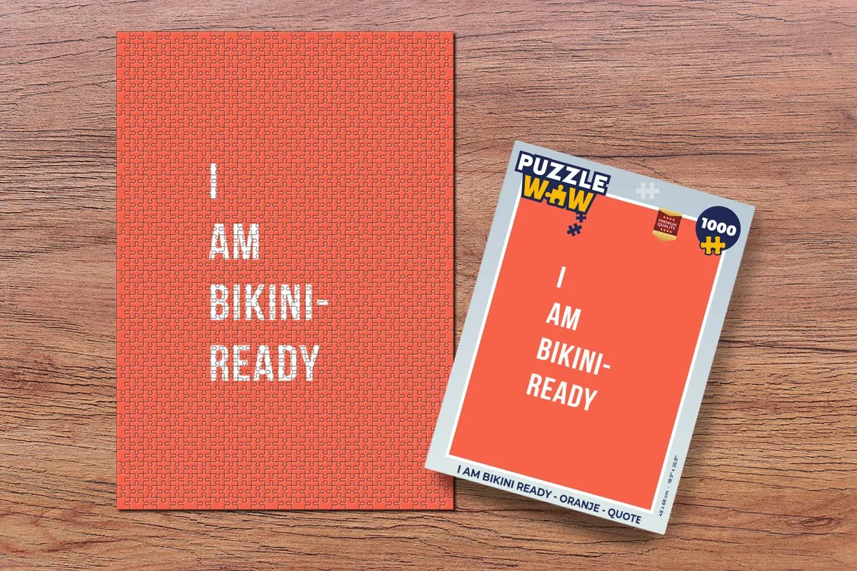 PuzzleWow I am Bikini Ready Legpuzzel 1000 Stuks - Multicolor