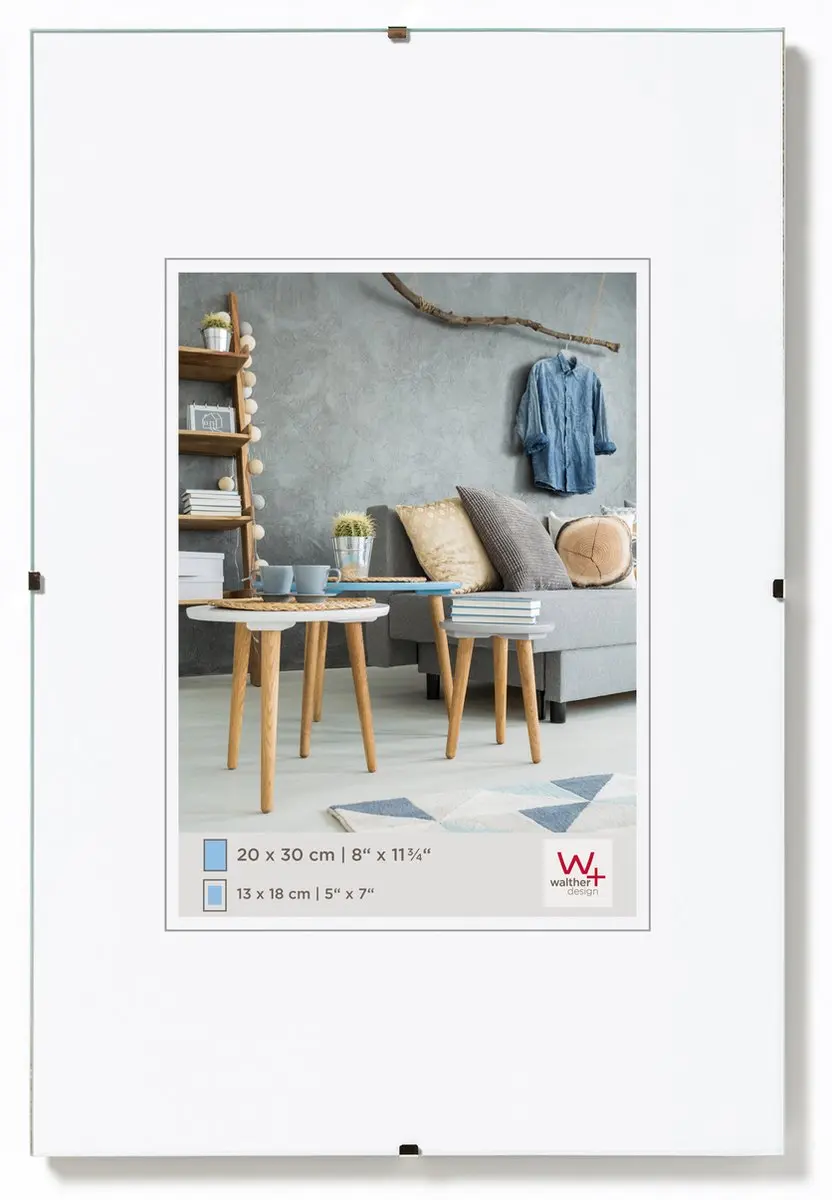 Walther Fotolijstloze schilderijhouders (clip frame)