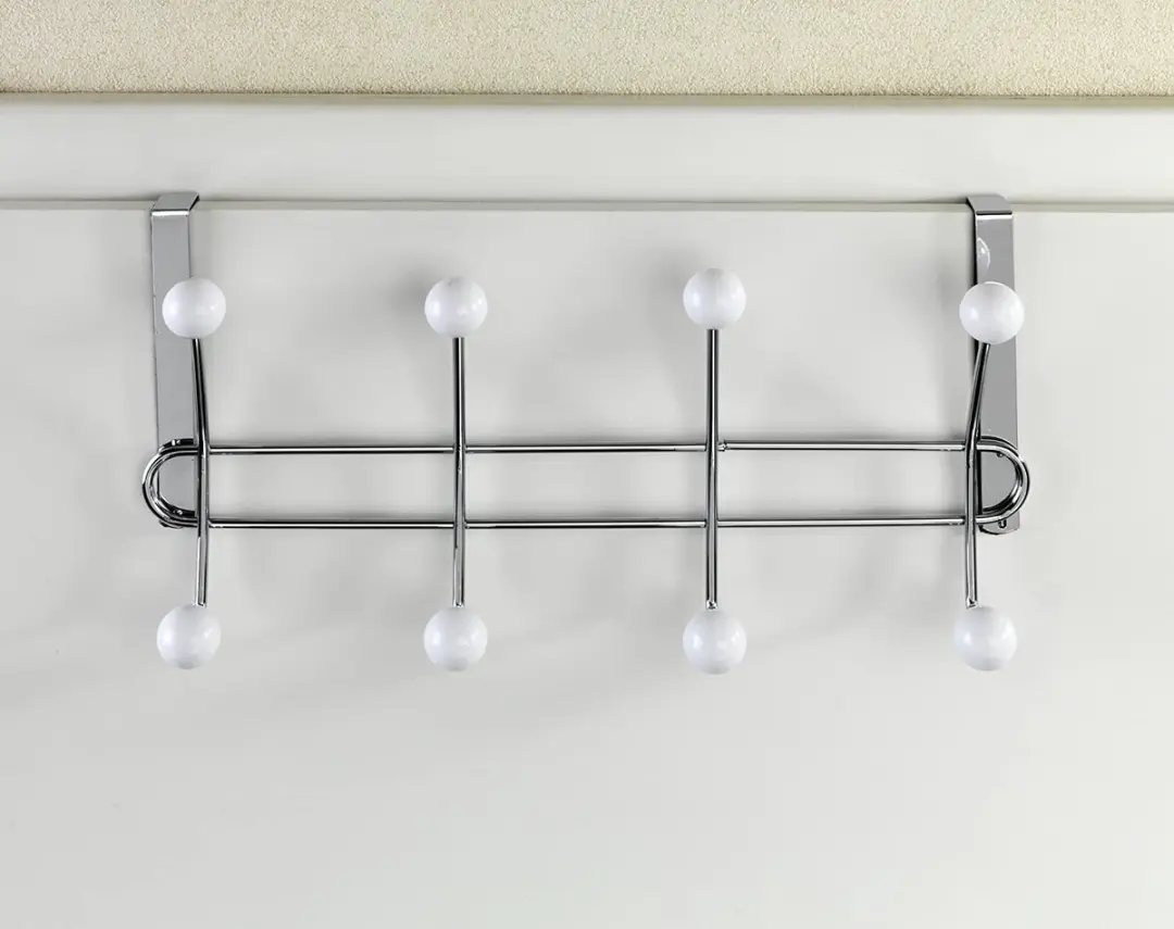 Lissa, deurkapstok met 8 haken, voor deurdikte tot 2 cm