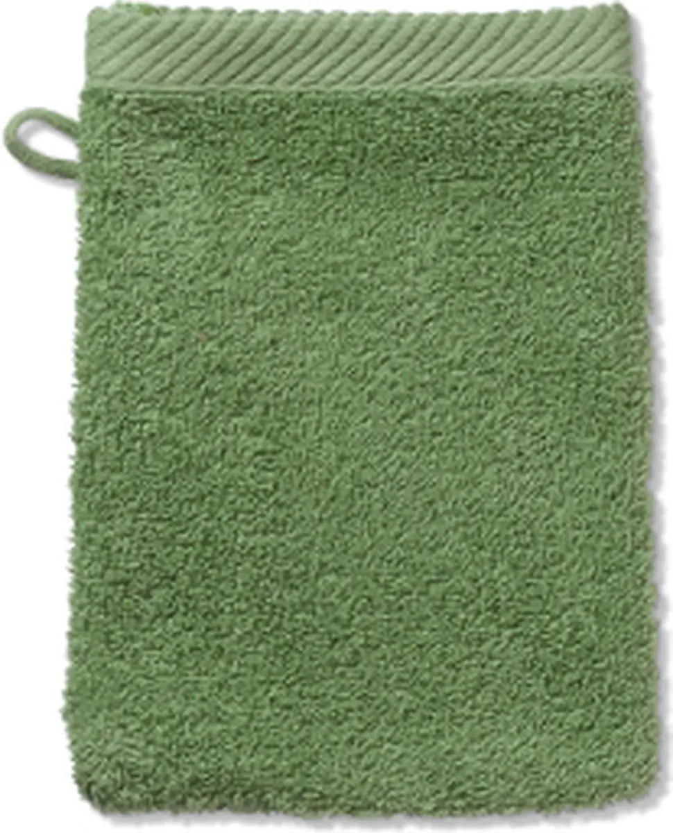 Washandje, 15 x 21 cm, Mos Groen