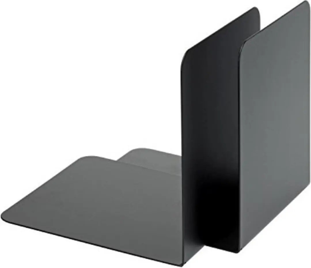Westcott Boekensteun Metaal 2 Stuks - 90x140mm Zwart - afbeelding 3 van 4